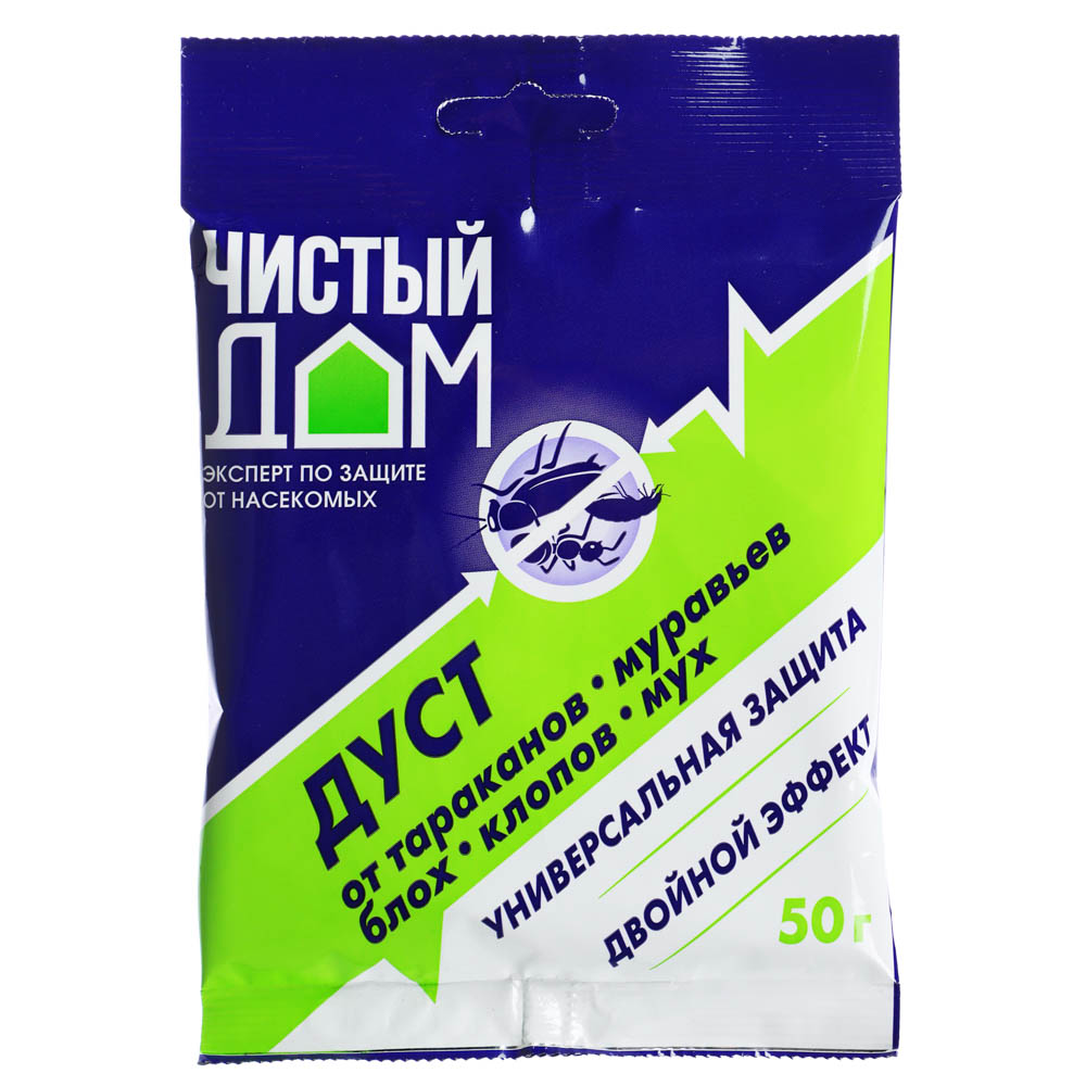 Препарат Дуст дезар от тараканов, блох, клопов, муравьёв, 50 г