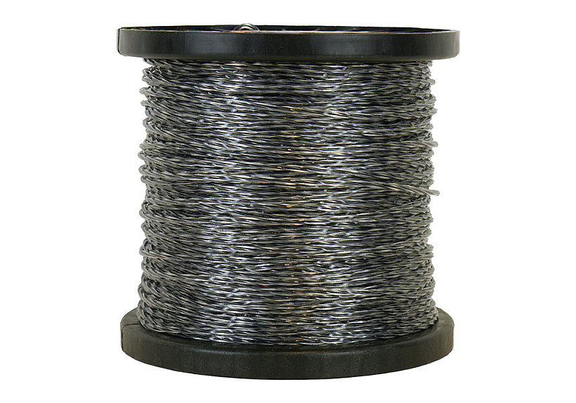Леска для триммера, d=2.4мм, l=120м, круч. квадрат METAL CORD, бобина, Sturm!