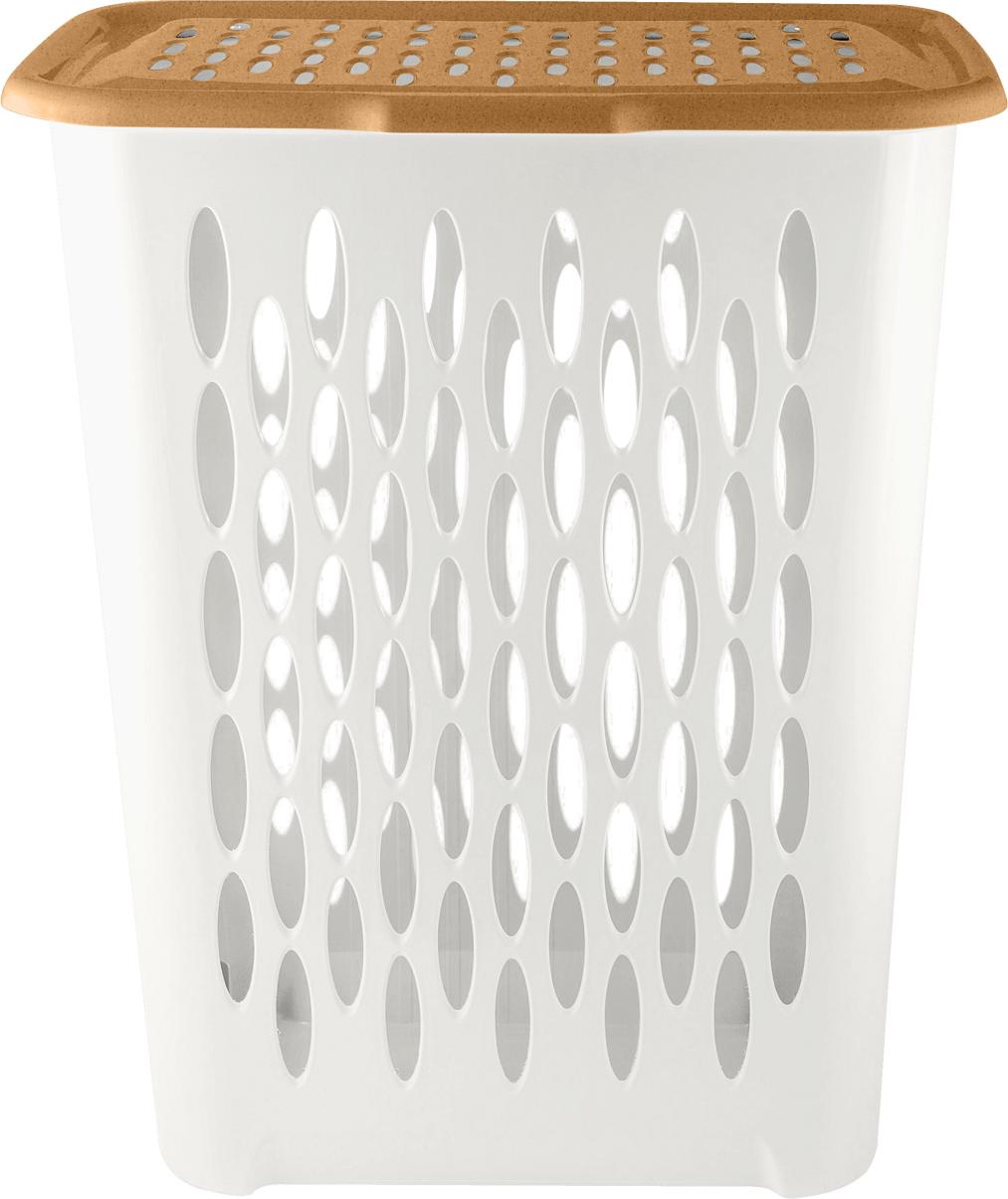 Корзина для белья Keeplex Wood с откидной крышкой 37л 42,2х29х51,5см
