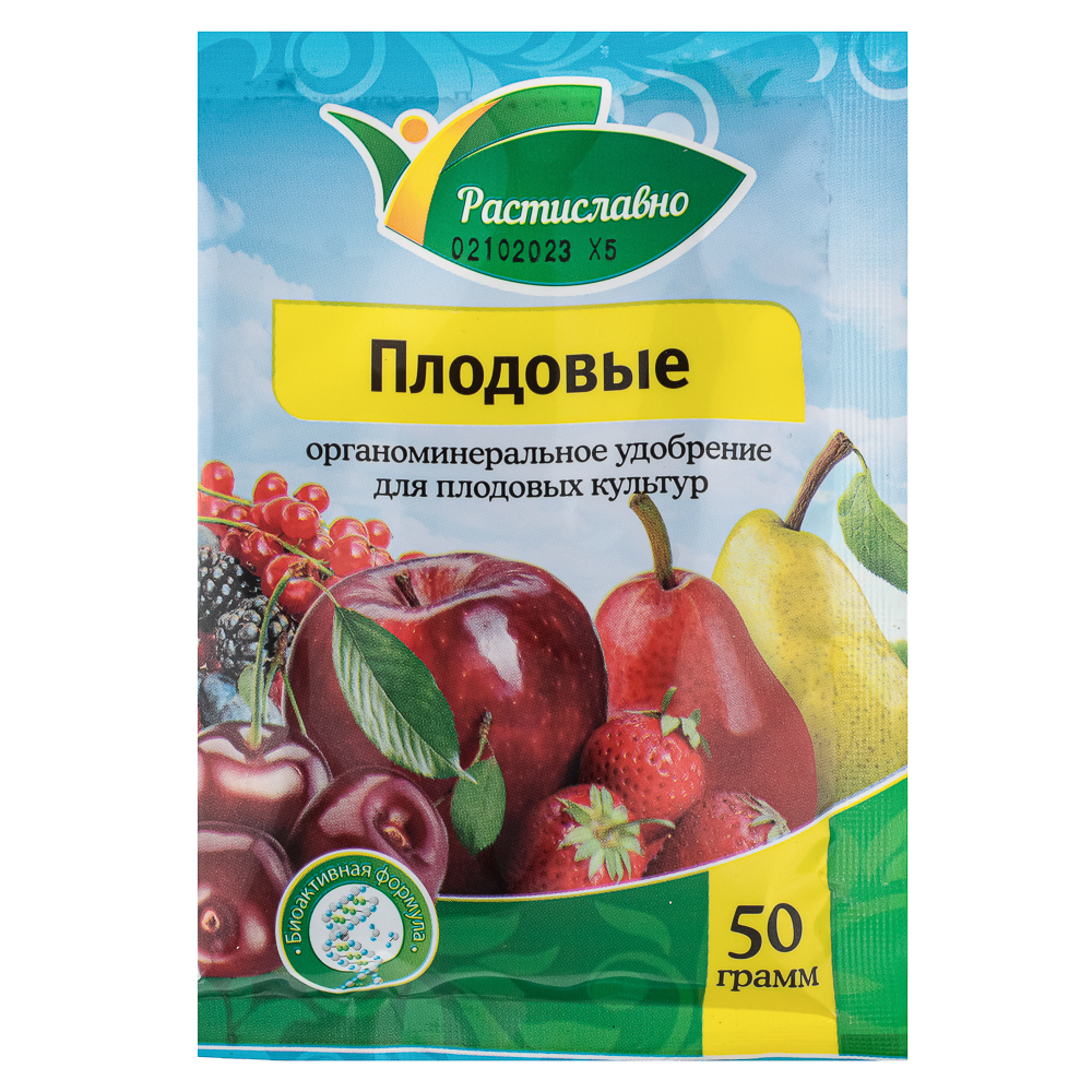 Удобрение для плодово-ягодных культур 50г Растиславно