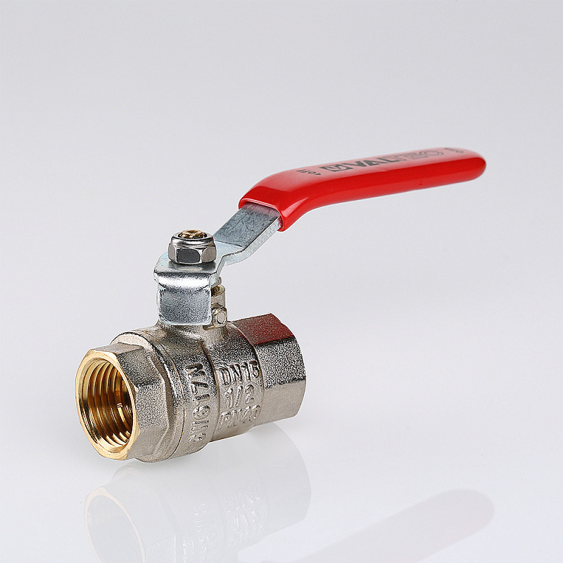 Кран шаровой Valtec BASE, стальная рукоятка 1/2" вн.-вн.