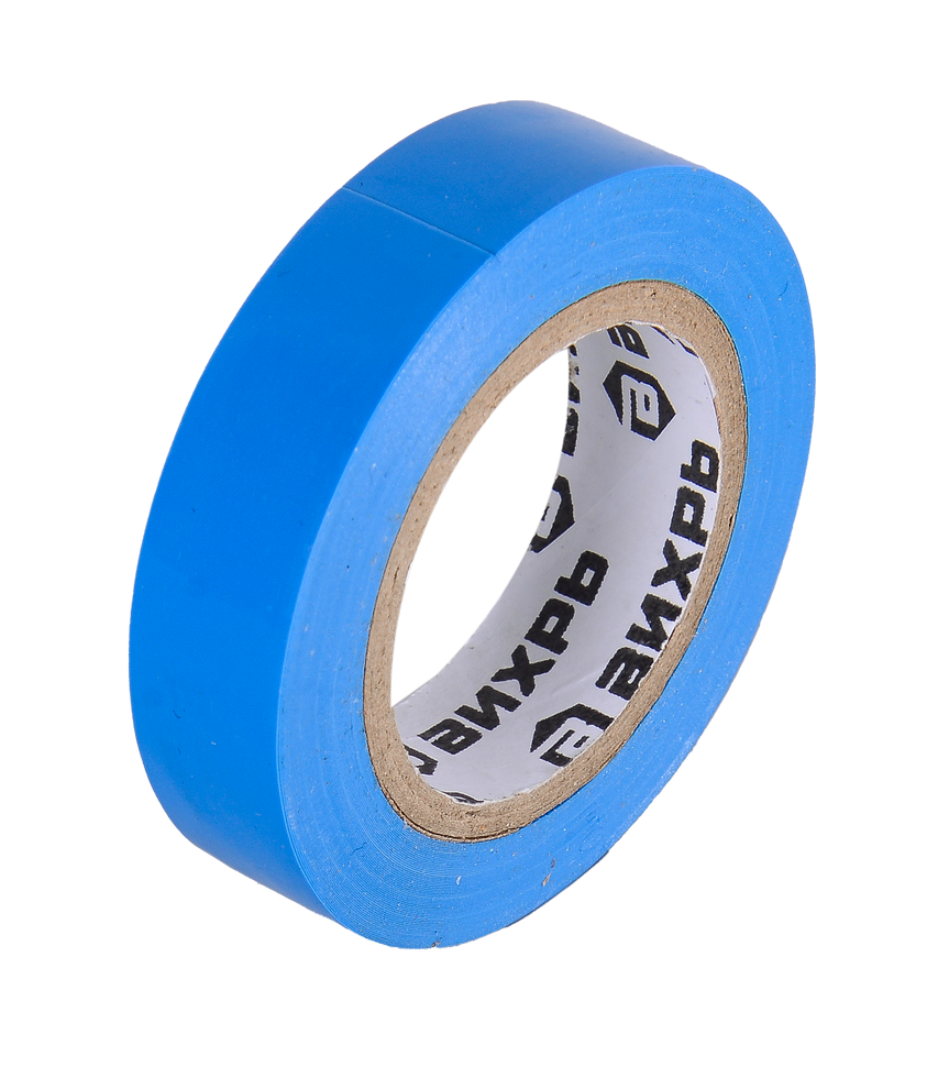 Изолента (10m * 15mm) синяя Вихрь