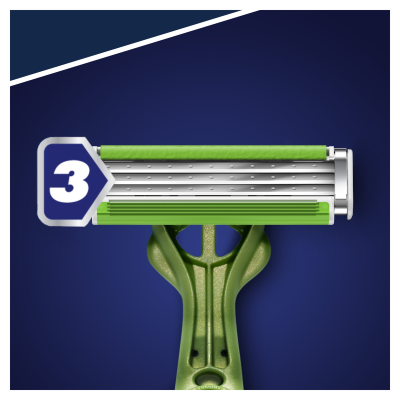 Бритвы безопасные одноразовые GILLETTE BLUE 3 Simple Sensitive 4 шт