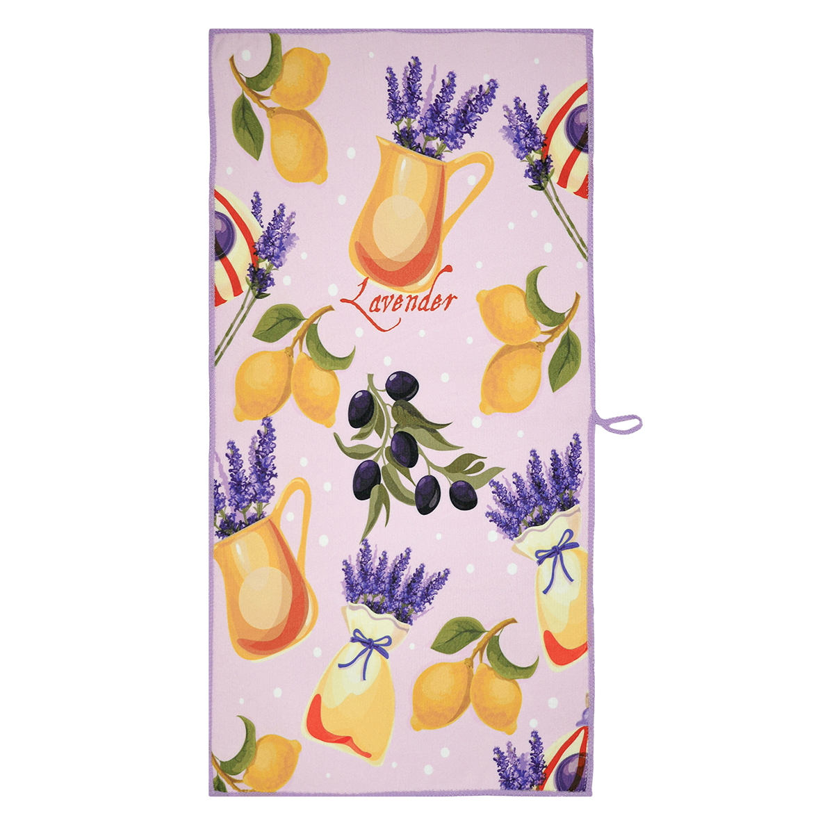 Махровое полотенце ВТ Кухня Прованс м1175_05 S 30* 50 см, бежевое