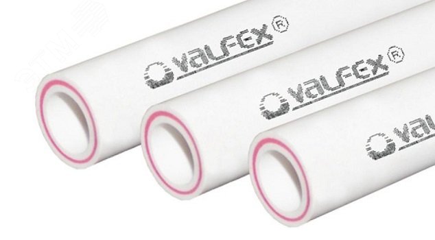 Труба армир.стекловолокном ф40х6,7 мм Valfex БЕЛАЯ PN25)