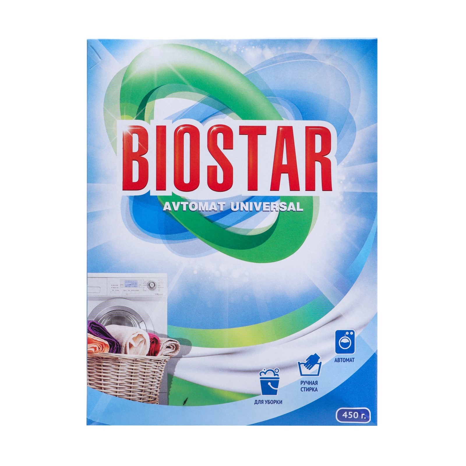 Стиральный порошок, Biostar автомат универсал, 450 гр