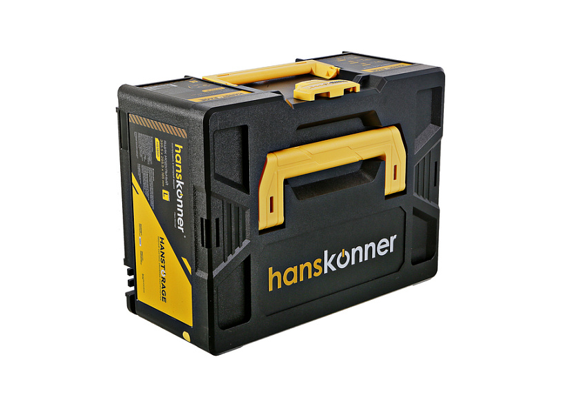 Ящик модульный Hanskonner, размер L, единая система хранения HANSTORAGE,395.5x295.5x185мм
