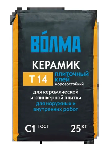 Смесь сухая клеевая на цементном вяжущем СО "ВОЛМА-Керамик", 25 кг