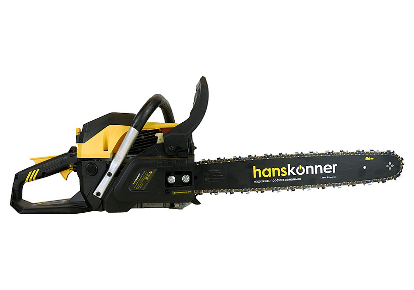 Бензопила 2.0 кВТ,шина 18",72 звена,шаг цепи 0,325" Hanskonner