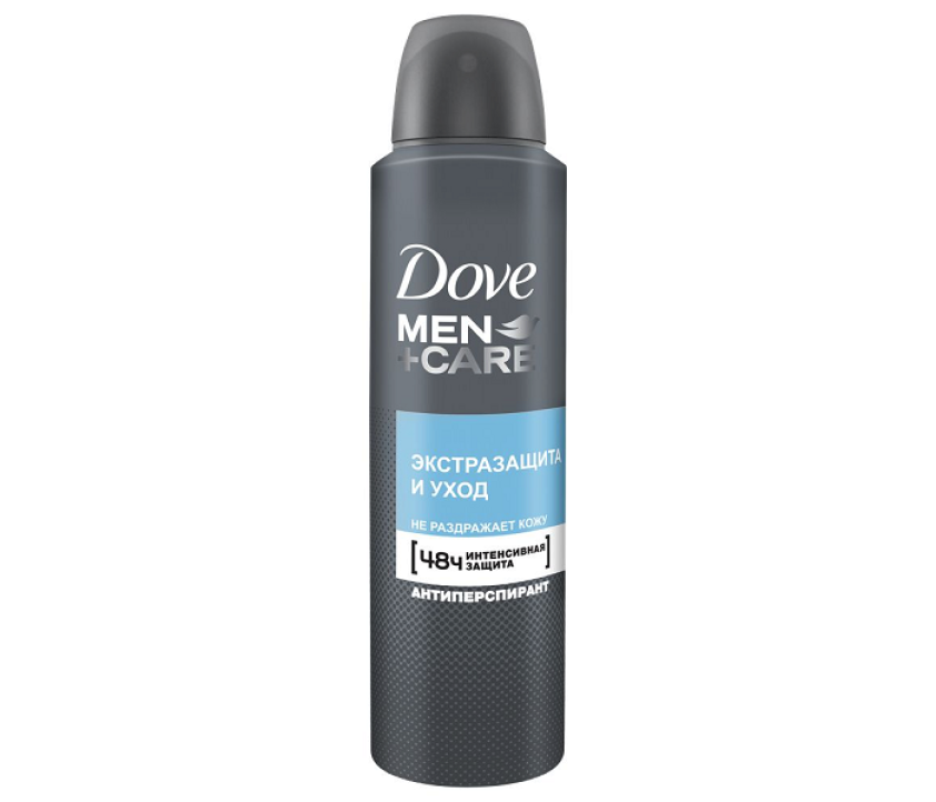 Dove Дезодорант-спрей мужской Экстразащита и уход, 150 мл