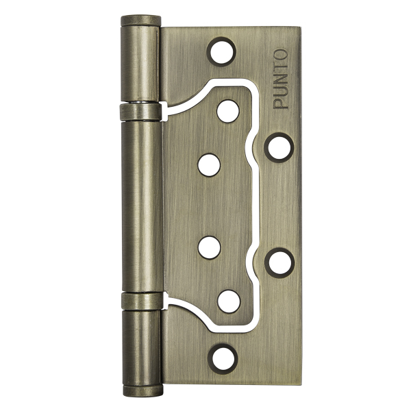 Петля универсальная без врезки IN4200W WAB (200-2B 100x2,5) мат.бронза  PUNTO