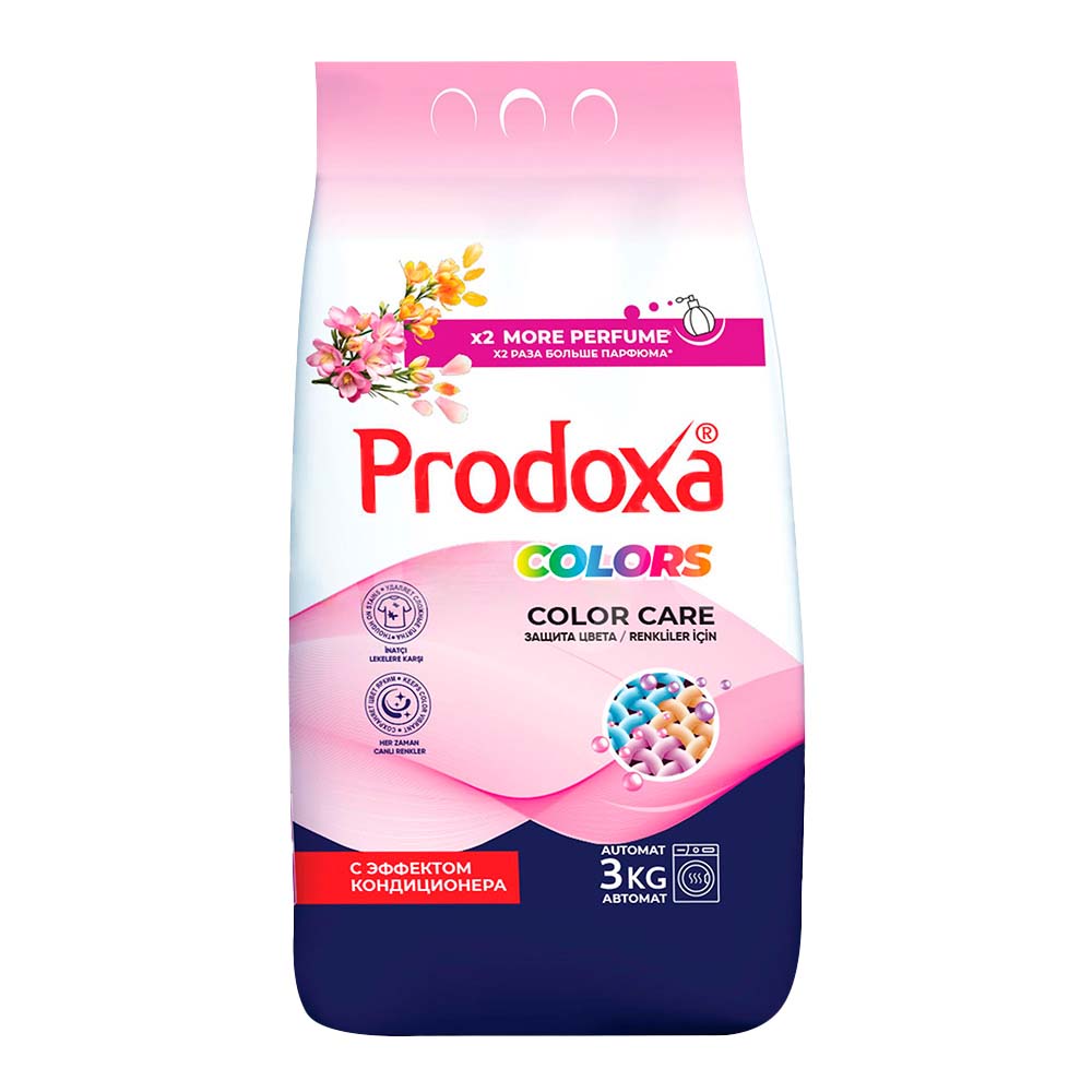 Стиральный порошок PRODOXA для цветного белья, 3 кг