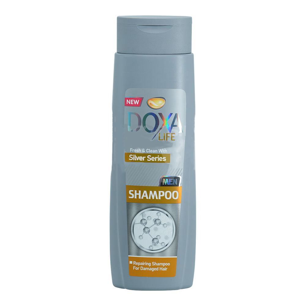 Шампунь DOXA LIFE FOR MEN серебристая серия, восстанавливающий, мужской, 600 мл