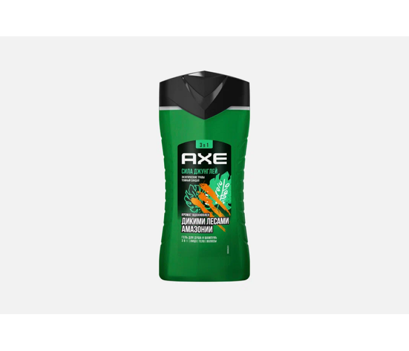 AXE Гель для душа и шампунь Сила Джунглей 250 мл