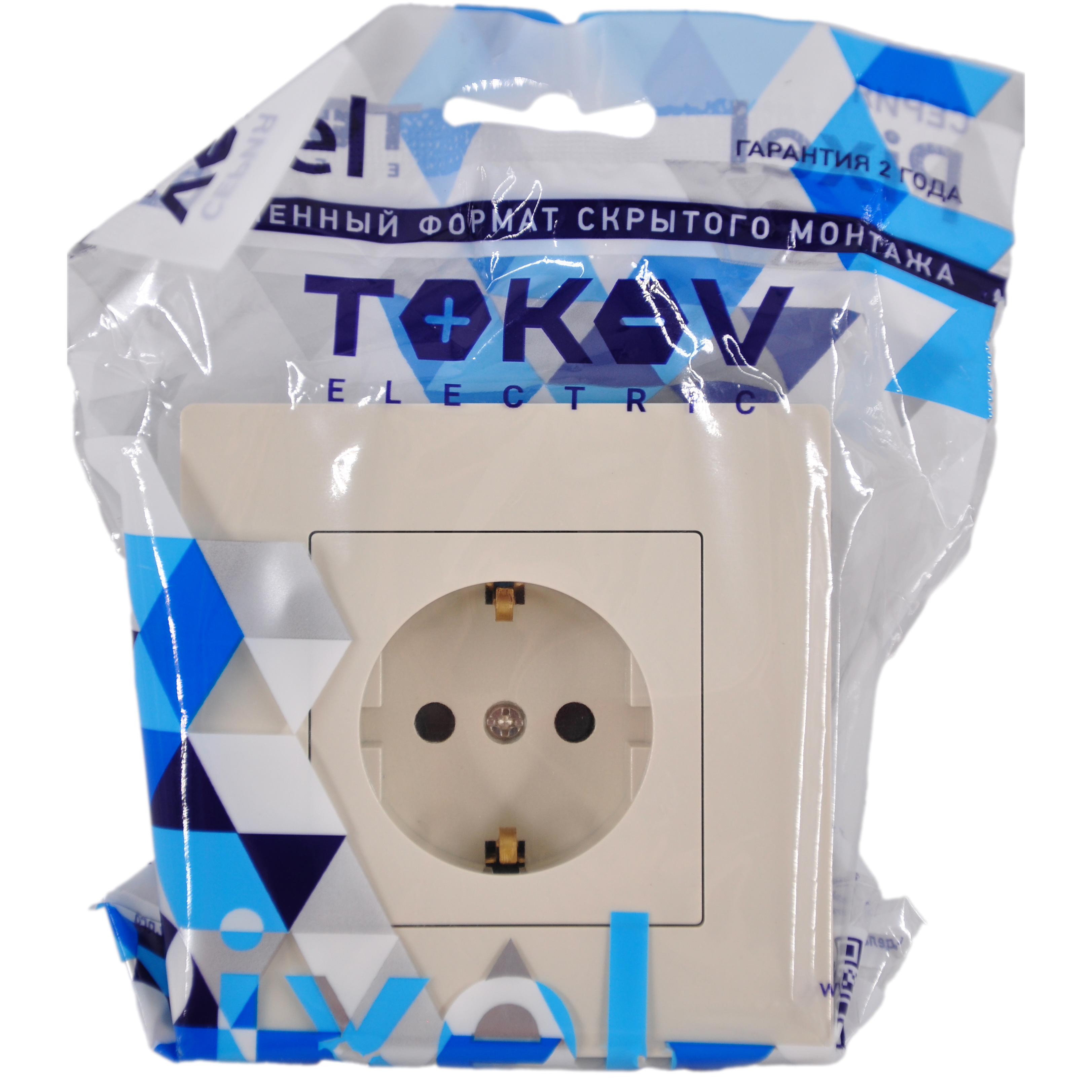 Розетка 1-м СП Pixel 16А IP20 с заземл. защ. шторки в сборе беж. TOKOV ELECTRIC TKE-PX-R1FZSF-C02