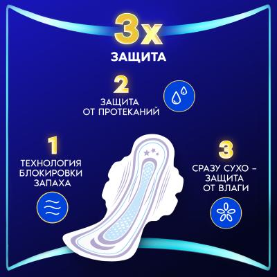 Прокладки гигиенические ароматизированные ALWAYS Ultra Secure Night Plus Single 5шт