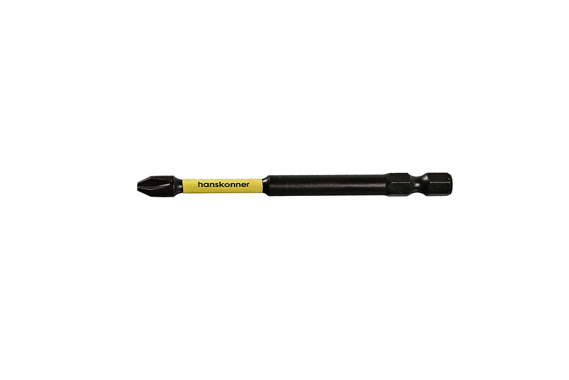 Бита PH2x90мм, ImpactPower, торсионная, 1шт, Hanskonner