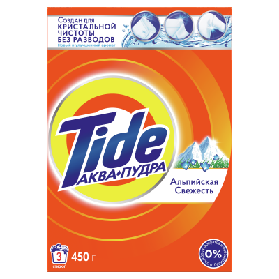 Стиральный порошок автомат TIDE Альпийская свежесть 450г