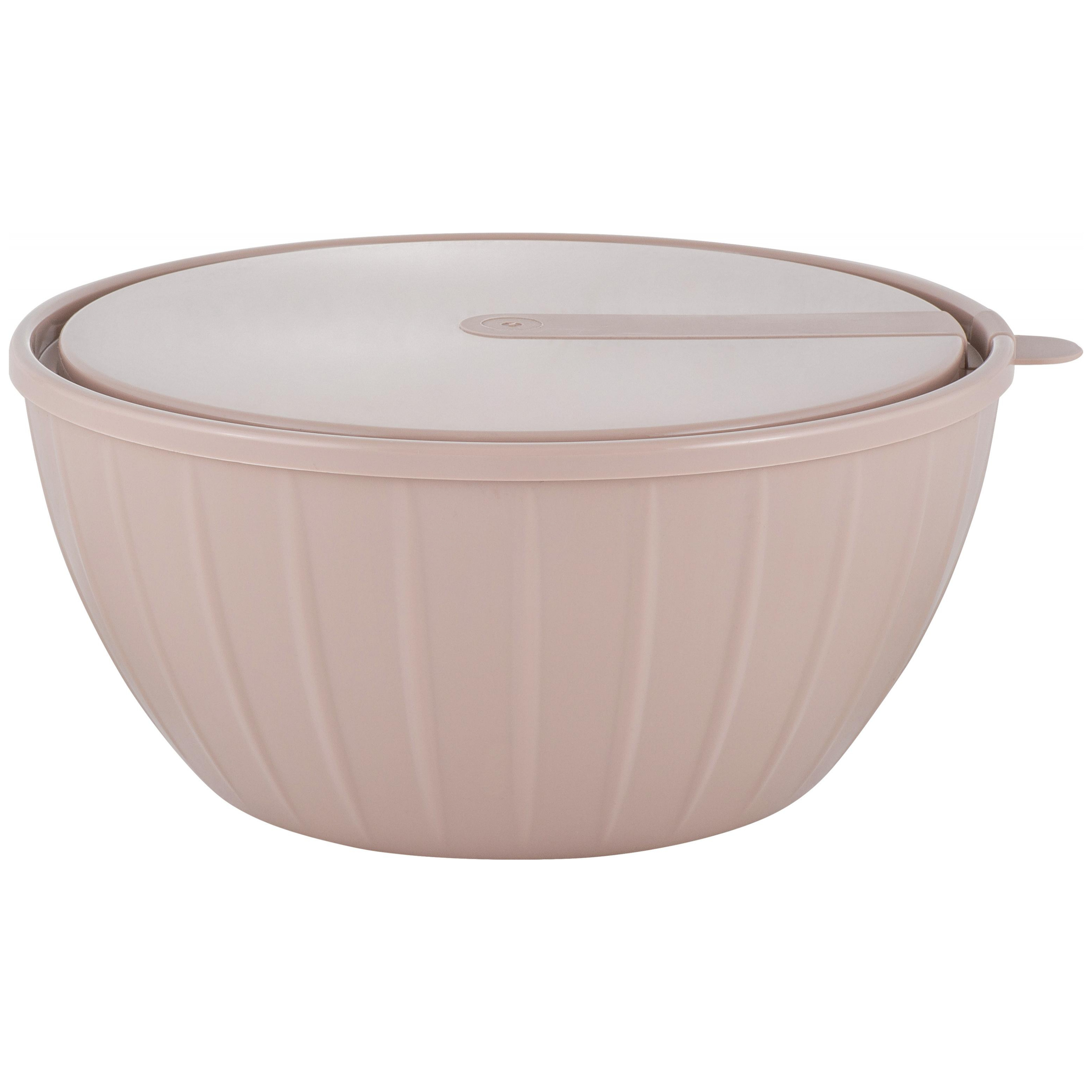 Салатник Sugar&Spice Vanilla, с крышкой, 2.8 л, латте