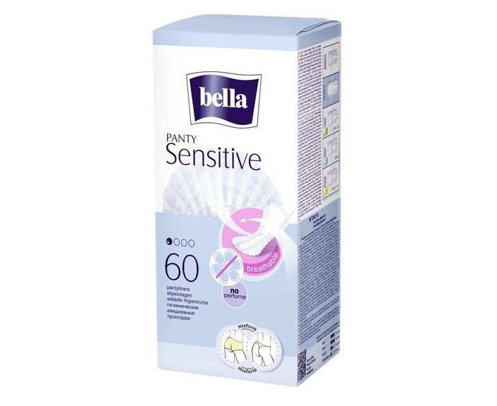 Прокладки гигиенические ежедневные БЕЛЛА PANTY Сенситив 60шт.*4/8  (BE-022-RN60-021/026)