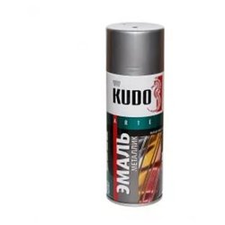Эмаль универсальная, аэрозоль, серебро, 520 мл KU-1026 KUDO