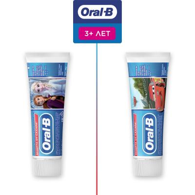 ORAL_B Зубная паста Kids для детей Легкий вкус Frozen/Cars 75 мл