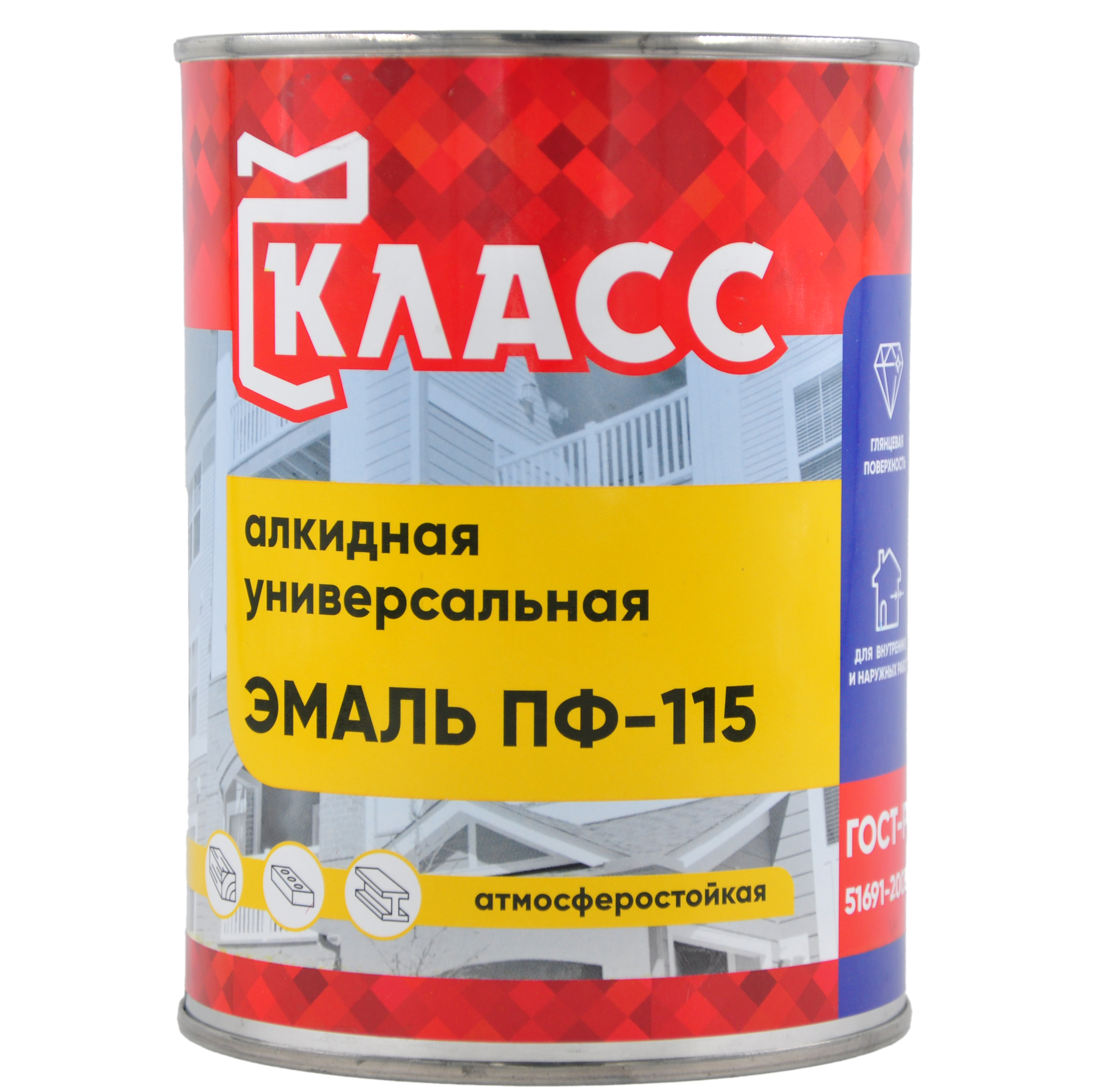 Эмаль ПФ-115 желтый (0,9 кг) Класс 24