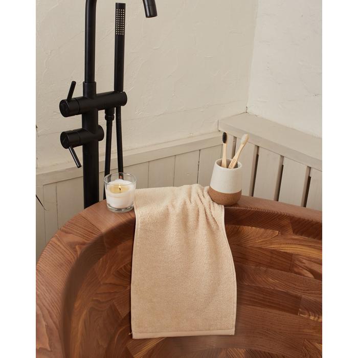 Полотенце махровое "Этель" Organic Beige 70х130 см, 100% хл, 420гр/м2