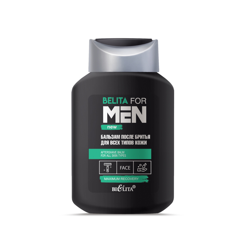 Бальзам после бритья для всех типов кожи, Bielita For Men, 250 мл