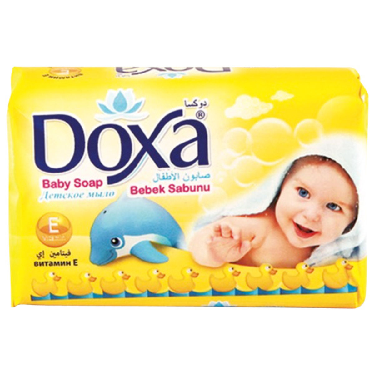 Мыло детское Doxa 90г желтый