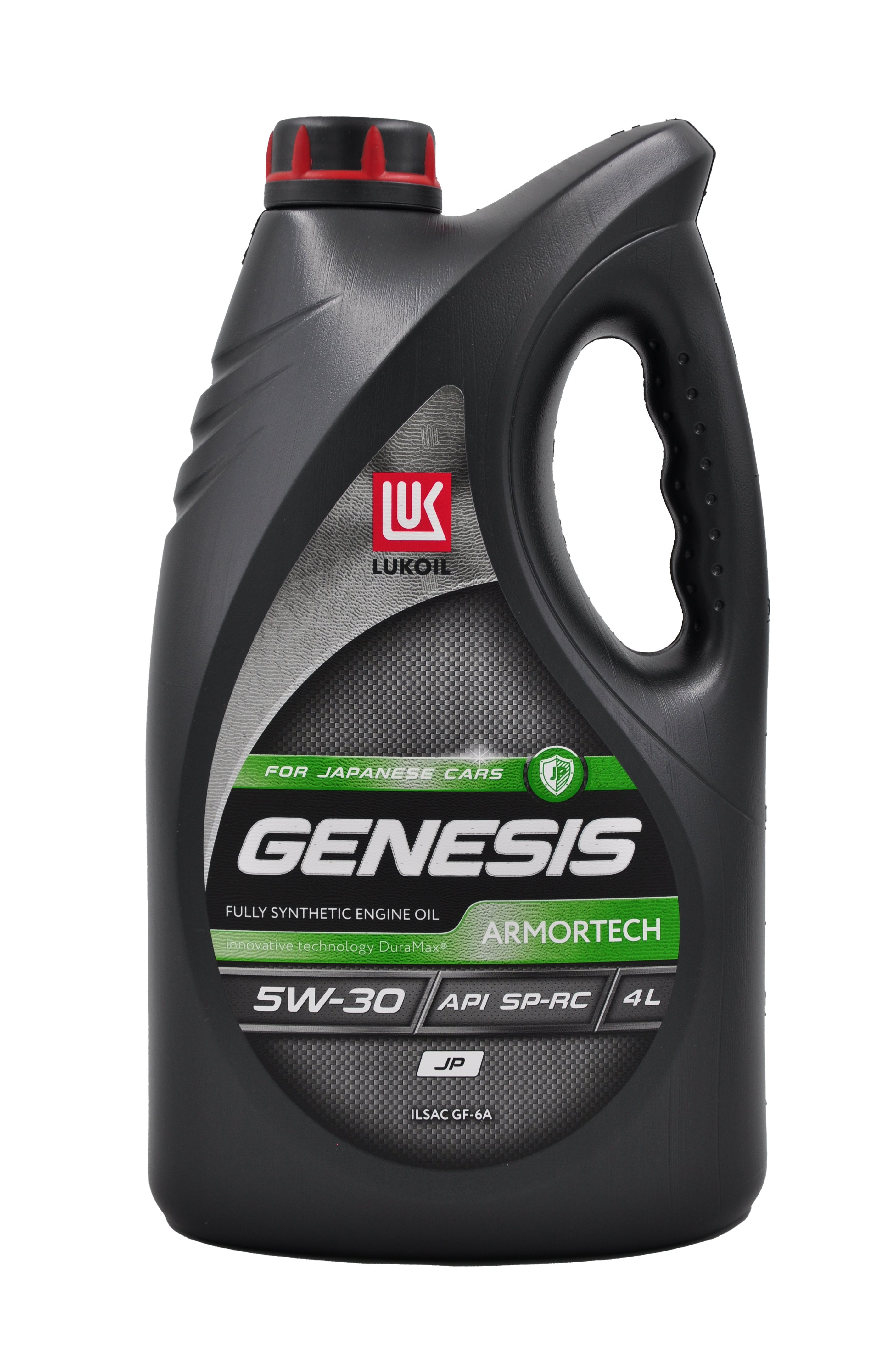 Моторное масло LUKOIL GENESIS ARMORTECH JP 5W‑30, синтетическое, API SP‑RC, 4 л
