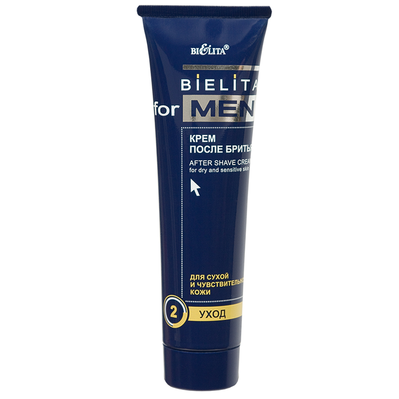 Крем после бритья для сухой и чувствительной кожи Bielita Men 100 мл