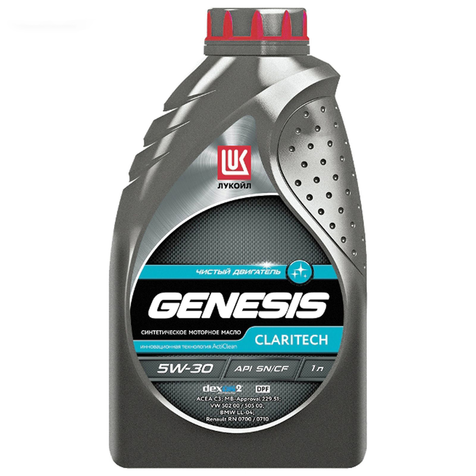 Моторное масло Лукойл Genesis Armortech Diesel 5W‑30, API SN/CF