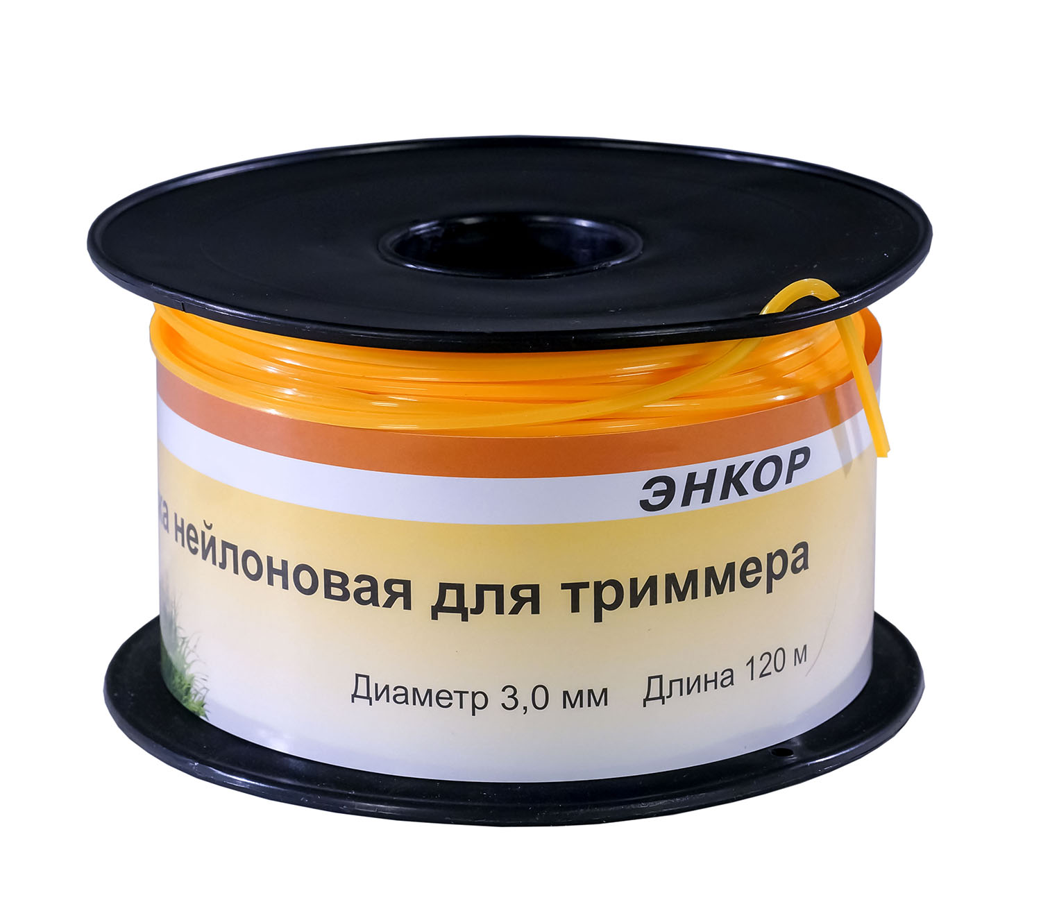 Леска для триммеров (3.0 мм; 120 м; звезда) нейлоновая Энкор