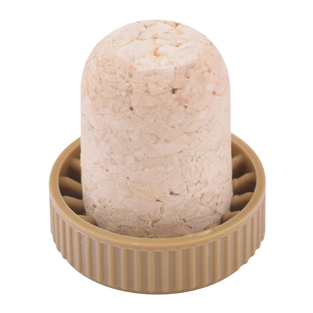Пробка для бутылок (натур/пласт)2шт. D2см, H3см 