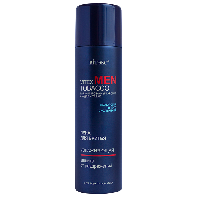 Пена для бритья Увлажняющая для всех типов кожи Biтэкс MEN TOBACCO 250 мл