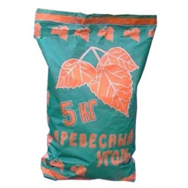 Уголь древесный 5 кг