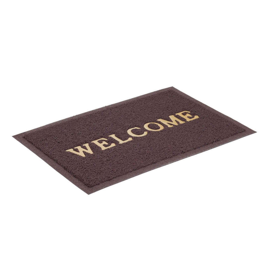 Коврик "Spongy" Welcome 60х90 см, коричневый, SUNSTEP™