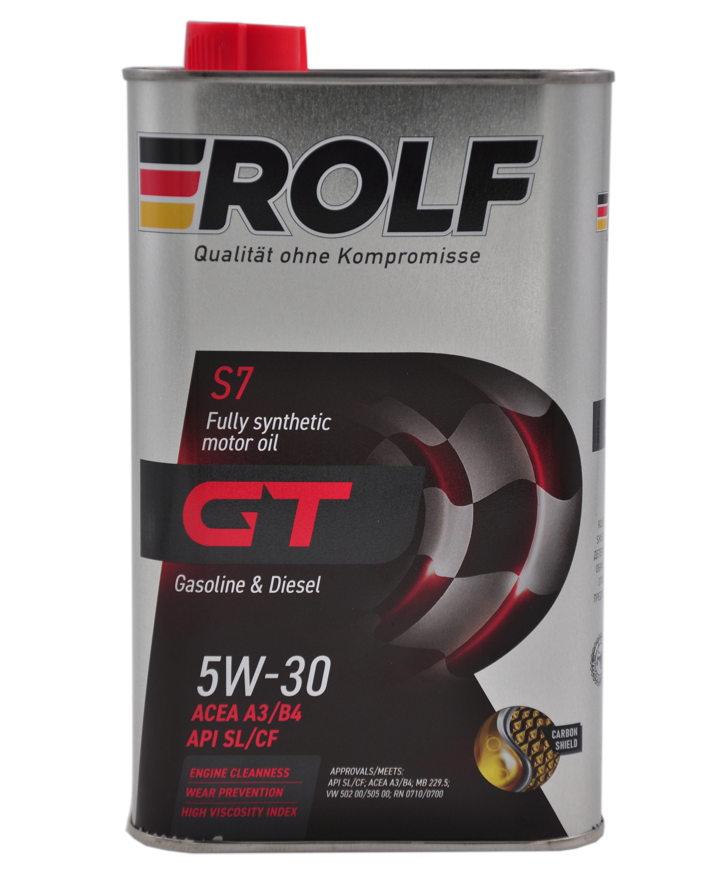 Авто масло Rolf GT 5W30  1л АСЕА А3/В4 МЕТАЛЛ