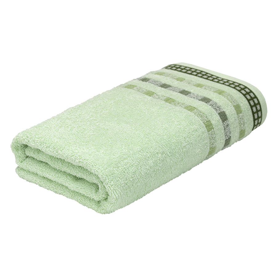 Махровое полотенце ВТ Винд м1252_03 M 50* 80 см, зеленое