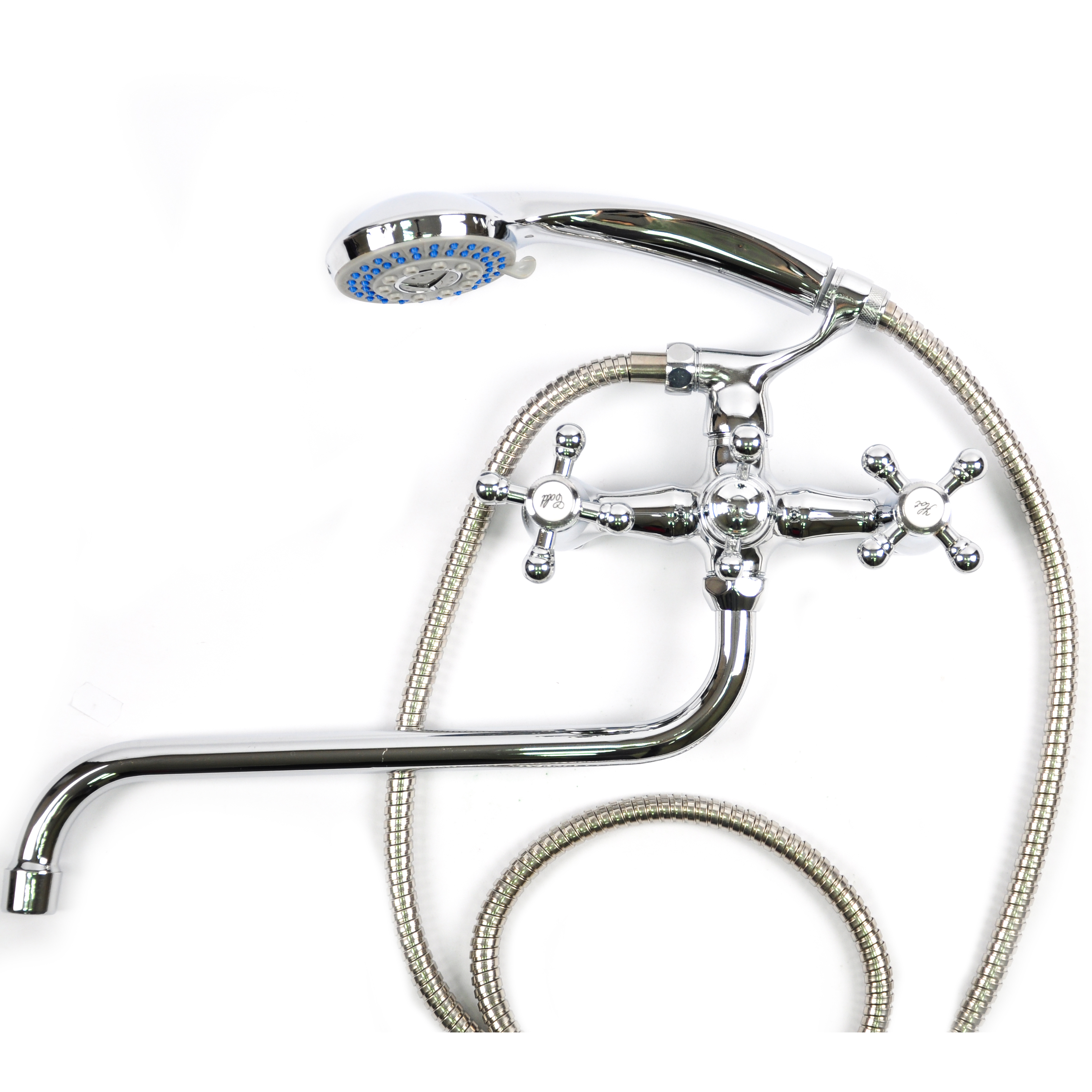 Смеситель Ванна SANTREK AQUA-300  "CLASSIC" 1/2 м/к шар. перекл. Крест SL592