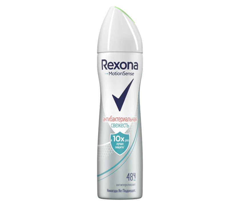 REXONA (РЕКСОНА) Дезодорант Спрей Женский Антибактериальная Свежесть 150 мл