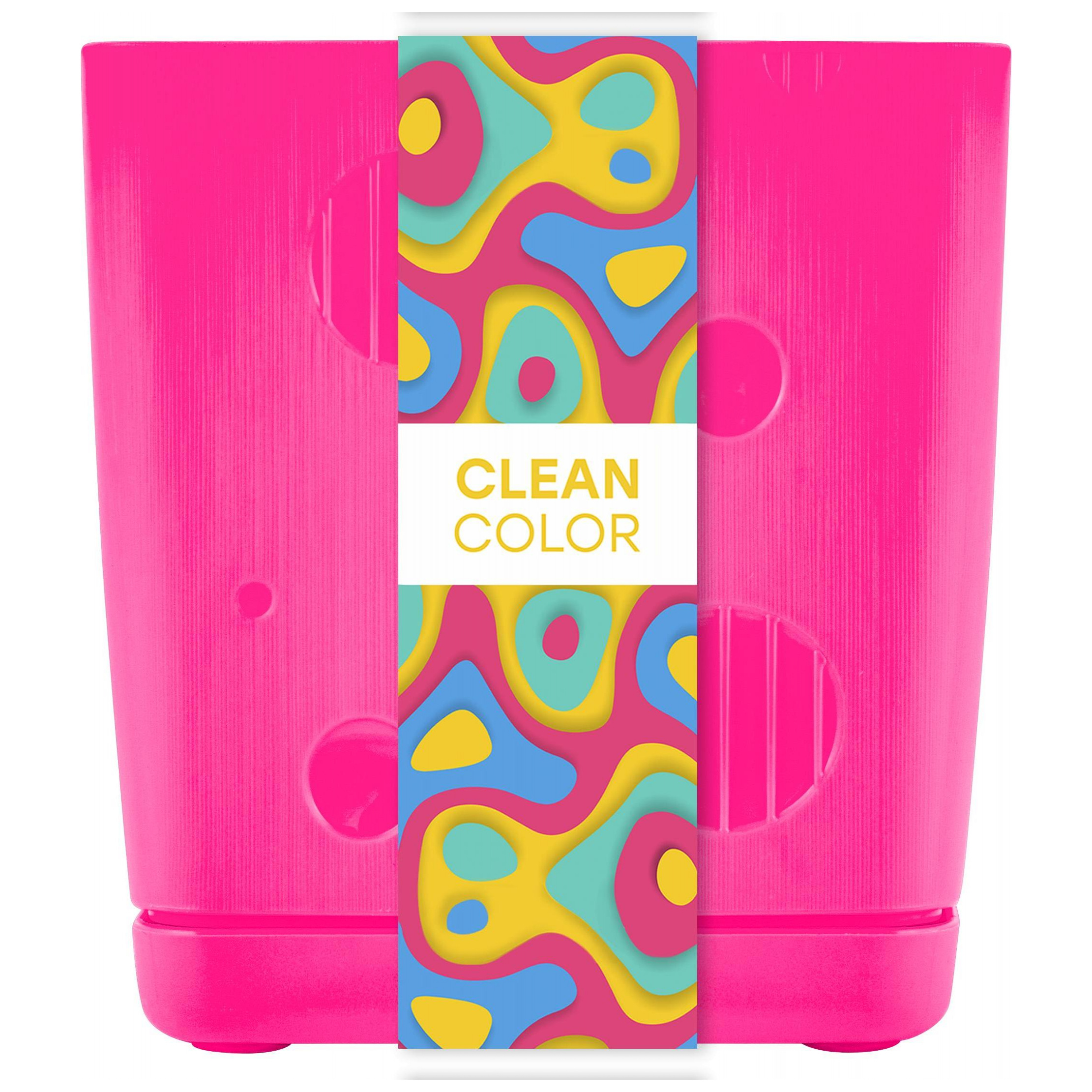 Горшок для цветов InGreen Clean Color, 0.8 л, electric pink