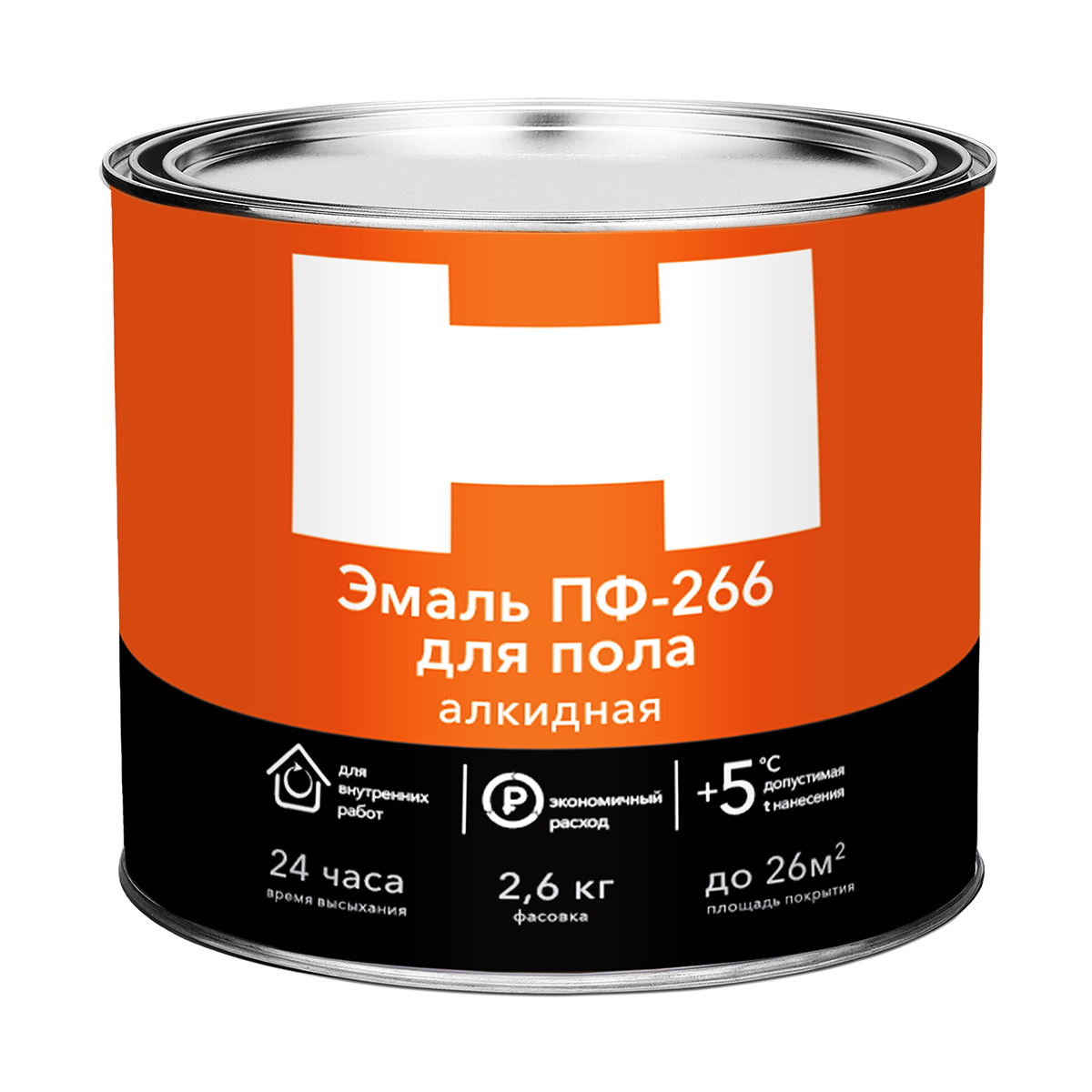 ЭМАЛЬ ПФ-266 "H" ЗОЛОТИСТО-КОРИЧНЕВАЯ, 2,6 КГ 212126
