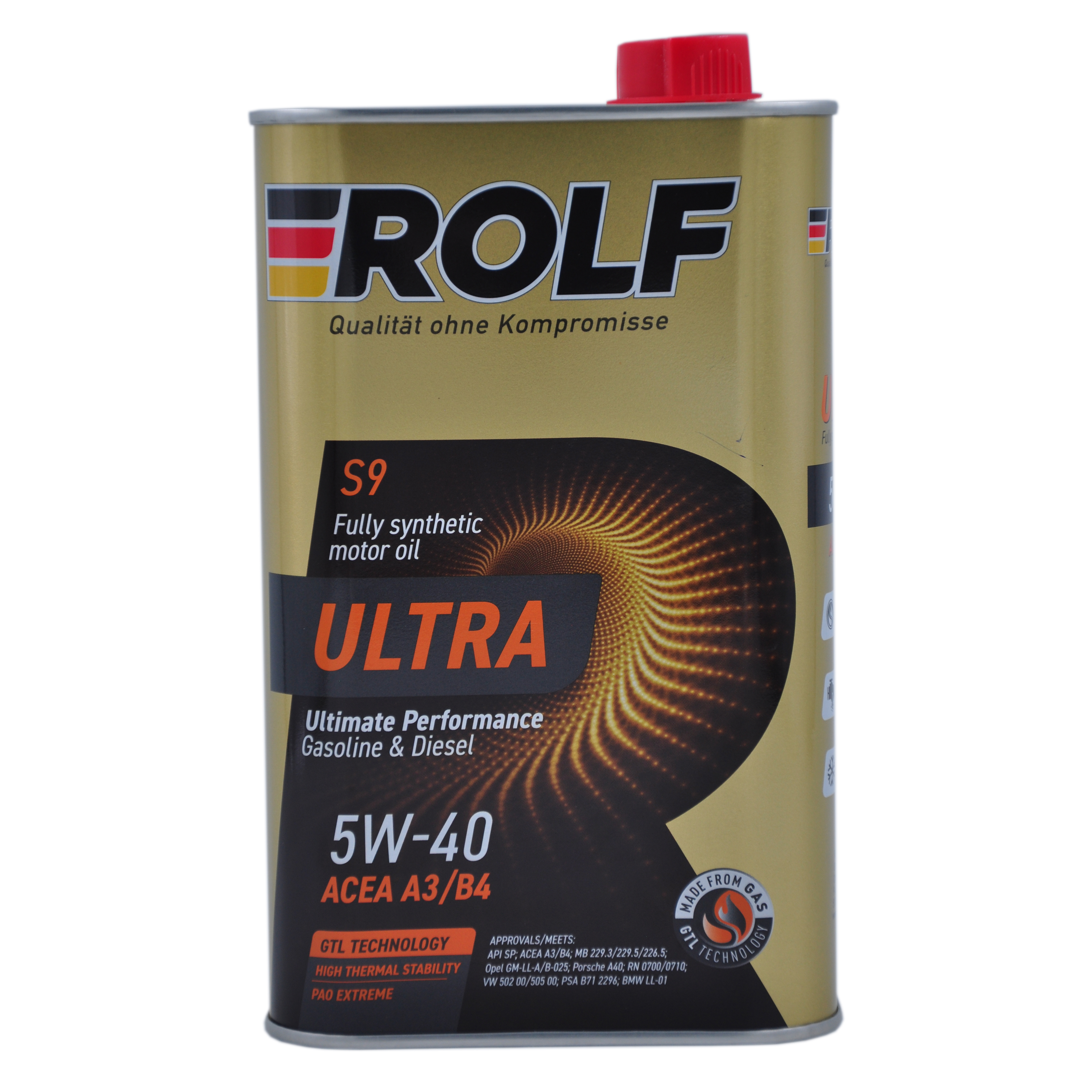 Авто масло Rolf Ultra 5W40 1л  A3/B4 API 