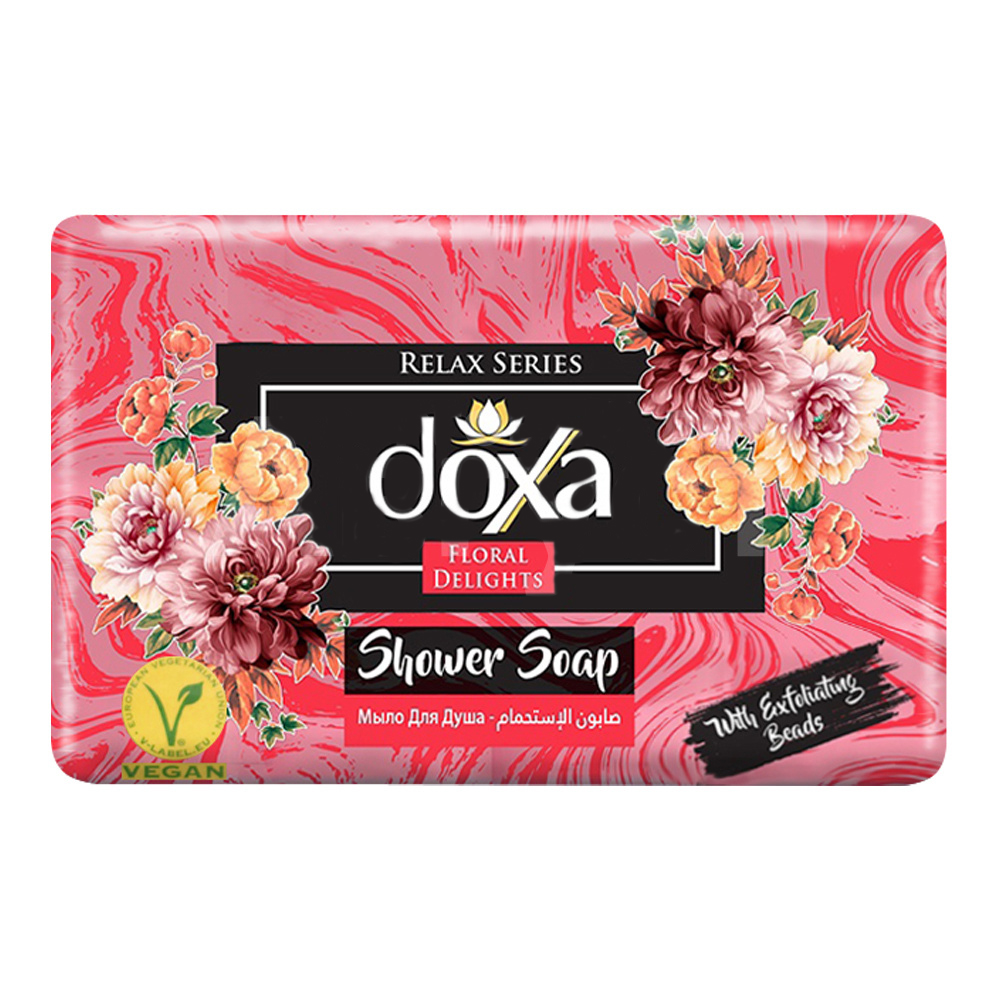 Мыло туалетное DOXA THERAPY глицериновое, Цветочные изыски, 125 г