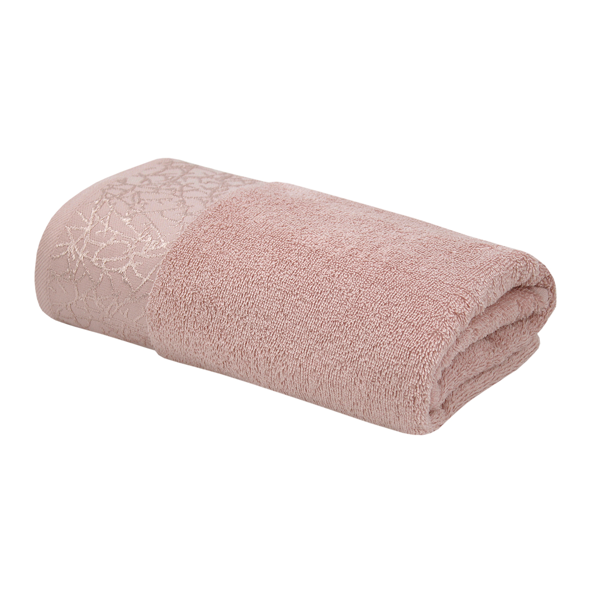 Махровое полотенце УЗ Престо м7009_29 L 70*130 брусничное