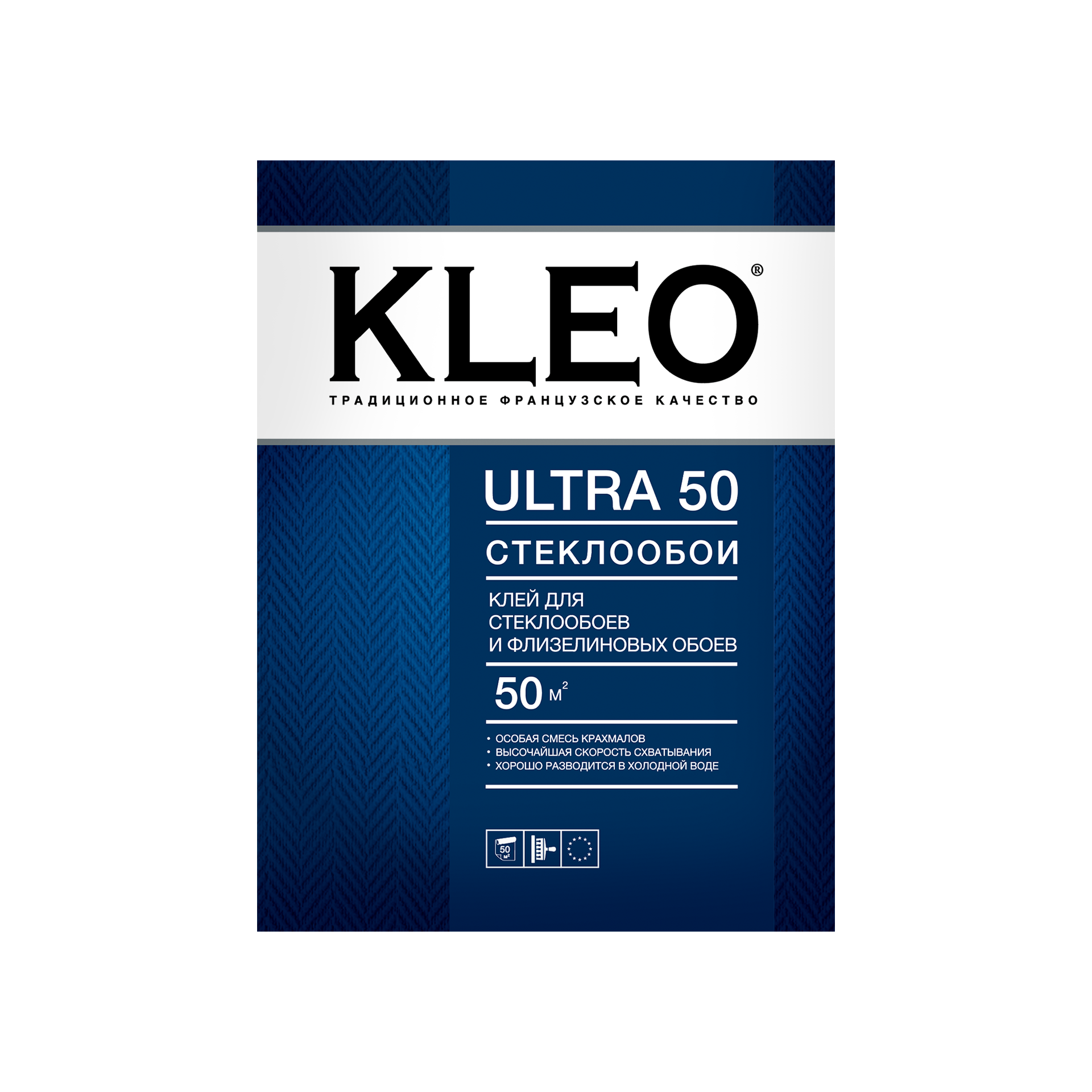 KLEO ULTRA 50, Клей для стеклообоев и флизелиновых обоев, сыпучий