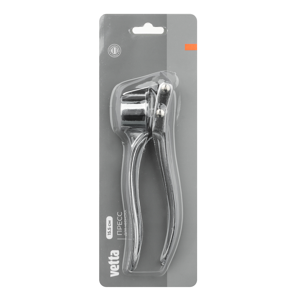Пресс для чеснока, 15,5 см, нерж.сталь