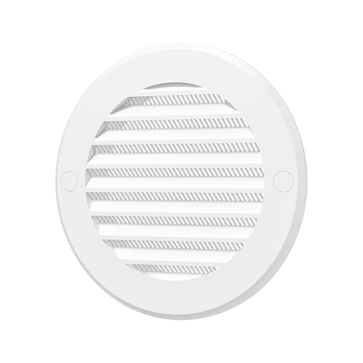 Решетка вентиляционная Era 10РКС, пластиковая, с сеткой, с фланцем D 100 мм, D 136 мм